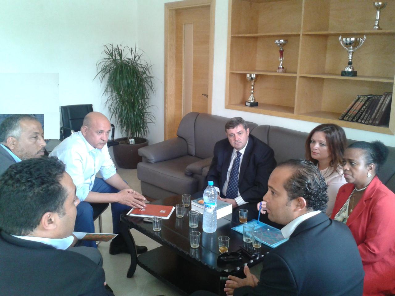 اجتماع بمكتب السيد الرئيس