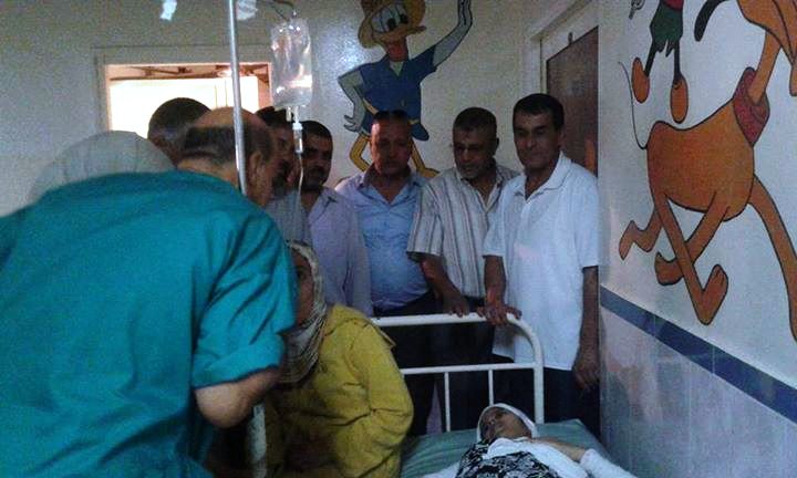 اعضاء من المكتب و المجلس يزورون المستشارة السيدة سناء هجير بالمستشفى