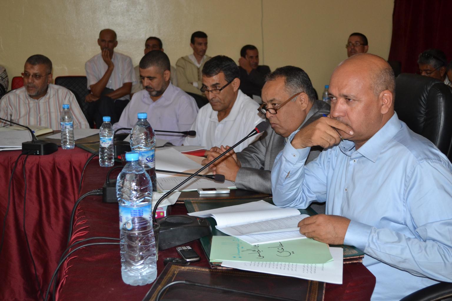 المجلس البلدي قلعة السراغنة يعقد اولى جلسات الدورة العادية لشهر اكتوبر 2015