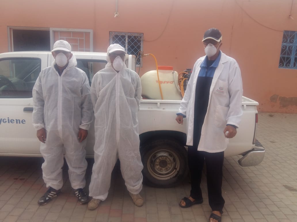 جماعة قلعة السراغنة تقوم بحملة واسعة للحفاظ على الصحة العامة