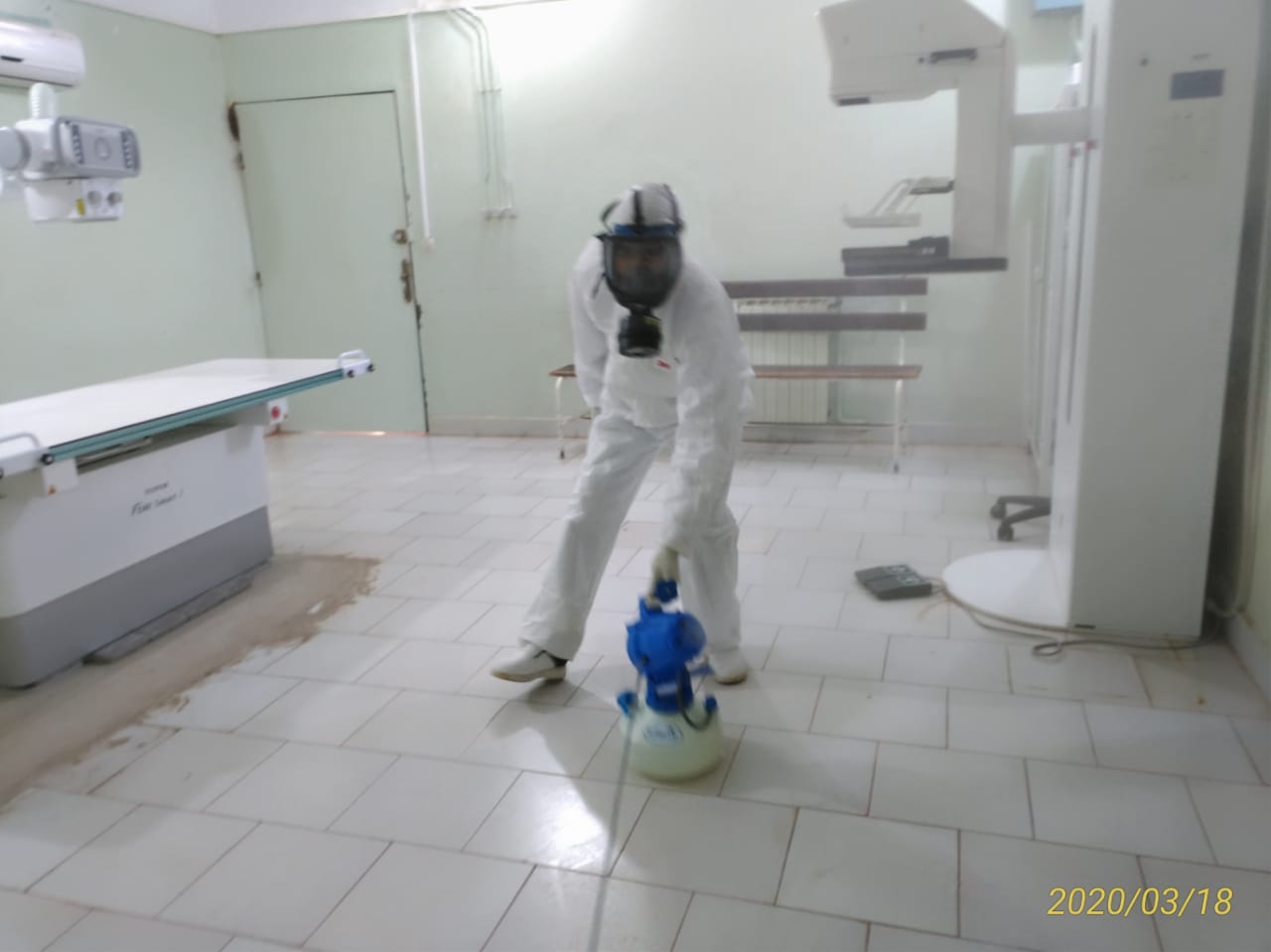 و لازالت حملة التعقيم و التطهير مستمرة