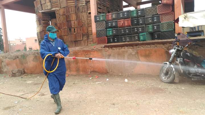 استمرار عمليات التعقيم