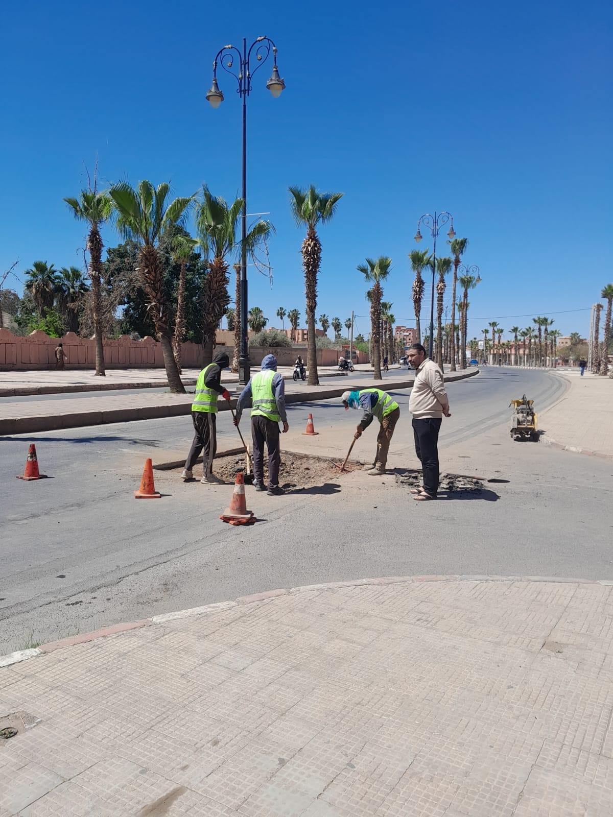 عملية معالجة البؤر ولانقط السوداء مستمرة