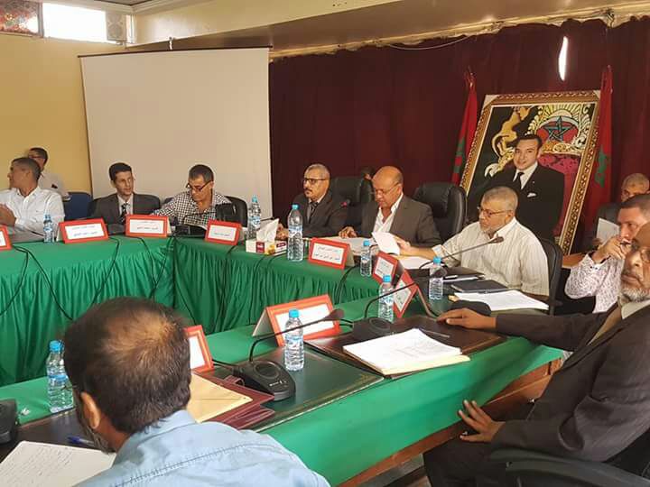 المجلس الجماعي قلعة السراغنة يعقد ذورة اكتوبر 2017