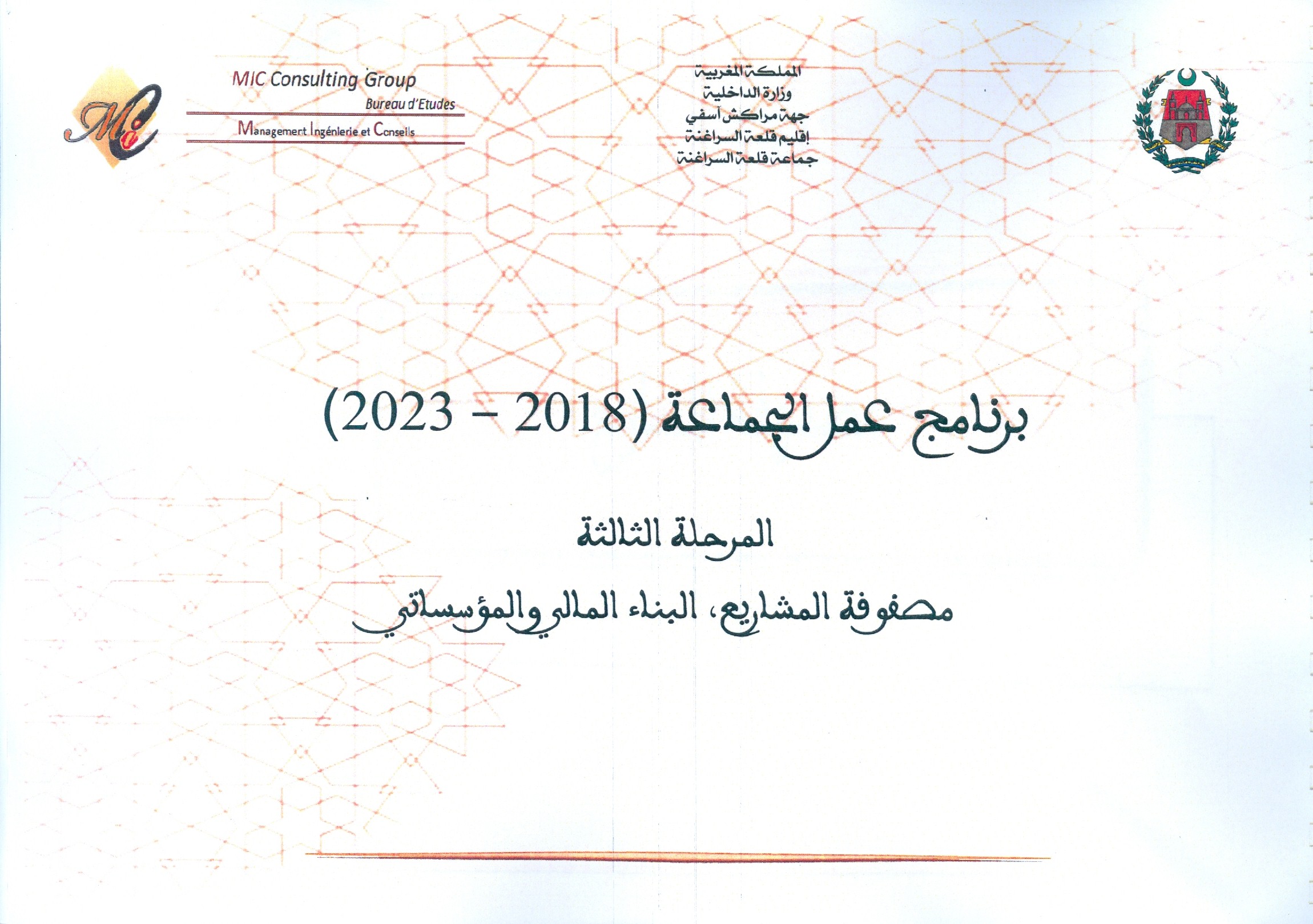 مصفوفة المشاريع